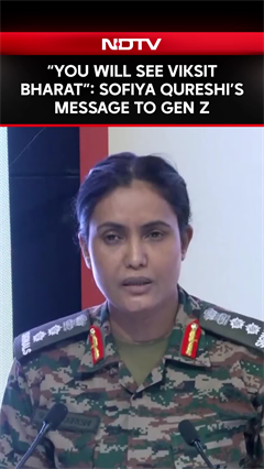 Operation Sindoor | "You Will See Viksit Bharat": Sofiya Qureshi's Message To Gen Z