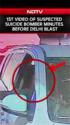 NDTV Accesses First Video Of Suspected Suicide Bomber Moments Before The Blast