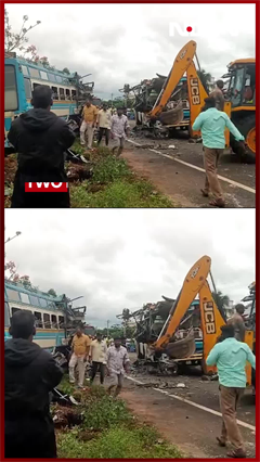 Tamil Nadu News | 6 Killed, 32 Injured As Two Private Buses Collide Head-On In Tamil Nadu