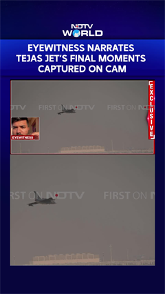 Tejas Crash | Eyewitness Narrates Tejas Crash And Final Moments Captured On Cam