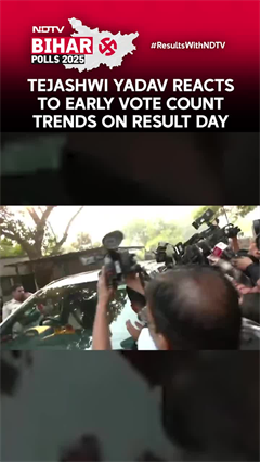Bihar Polls Result | Tejashwi Yadav Confident Of MGB's Win, Reacts To Early Vote Count Trends