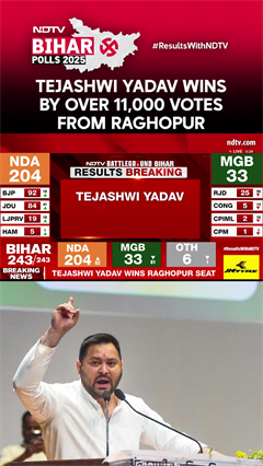 Tejashwi Yadav Wins  From Raghopur