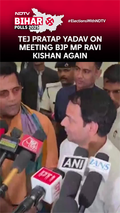 ‘It Is A Coincidence’: Tej Pratap Yadav On Meeting BJP MP Ravi Kishan Again
