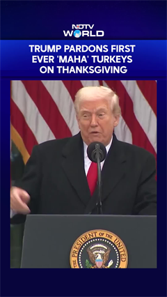 Trump Pardons First Ever 'MAHA' Turkeys On Thanksgiving