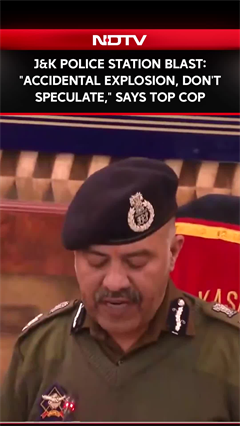 "Accidental Explosion, Don't Speculate," Says Top Cop On J&K Blast