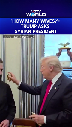 "How Many Wives?" Trump Asks Syria's President Al-Sharaa At White House