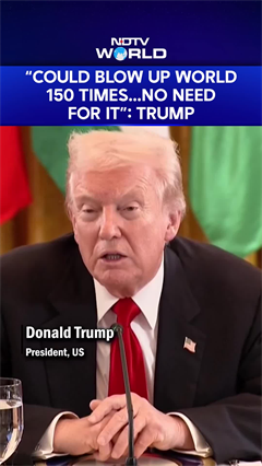 Trump News | "We Could Blow Up The World 150 Times...No Need For It": Trump Talks Denuclearisation