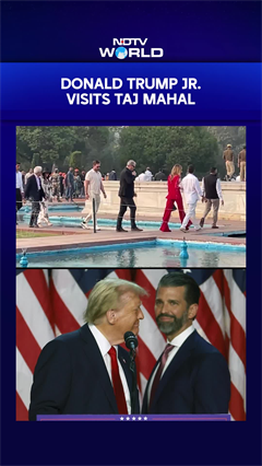 Donald Trump Jr. Visits Taj Mahal