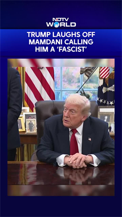 Trump Mamdani Meet | Donald Trump Laughs Off Mamdani Calling Him A "Fascist"