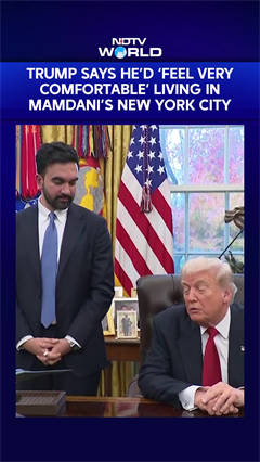 Trump Mamdani Meet | Trump Says He'd Be "Very Comfortable" Living In Mamdani's New York City