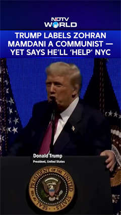 Zohran Mamdani | Trump Labels Zohran Mamdani A 'Communist', Says He'll Still Help New York