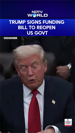 Trump Signs Funding Bill To Reopen US Govt, End Longest Shutdown In US History