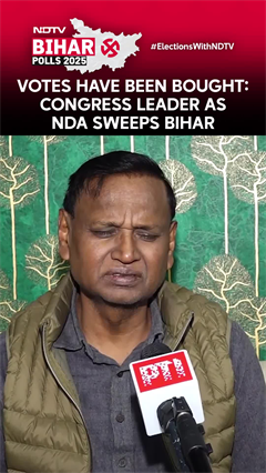 Votes Have Been Bought: Congress Leader As NDA Sweeps Bihar