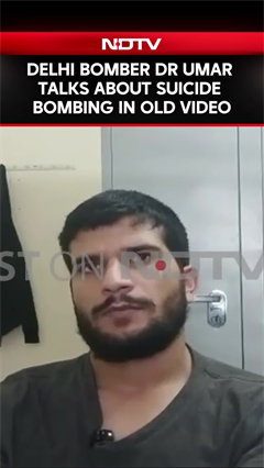 Delhi Bomber Dr Umar Talks About Suicide Bombing In An Undated Video