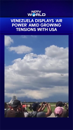 Venezuela Displays Military Aircraft At Aeronautic Expo Amid Growing Tensions With USA