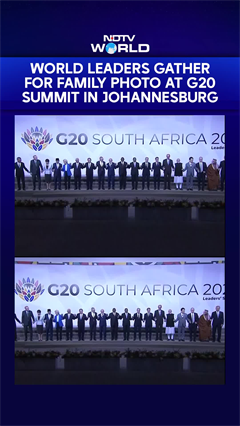 Video: G20 Leaders Unite For Family Photo As Johannesburg Summit Enters Key Stage