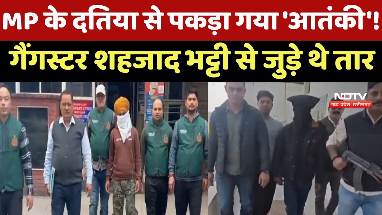 MP के Datia से पकड़ा गया 'आतंकी'! गैंगस्टर Shahzad Bhatti से जुड़े थे तार