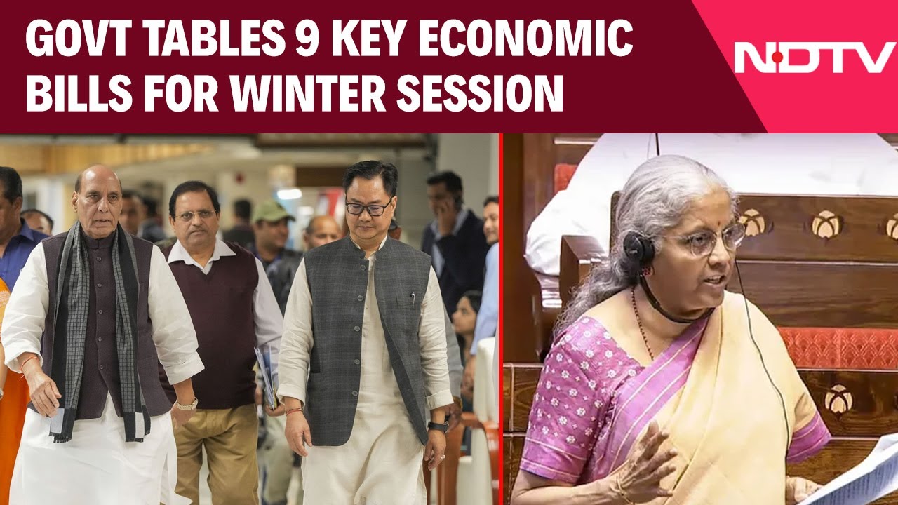 Parliament Winter Session 2025 | Govt Pushes 9 Big Economic Bills | New Cess on Tobacco, Pan Masala
