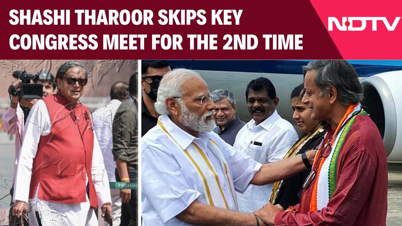 Shashi Tharoor Skips Key Congress Meet Again, Allegiance Questioned