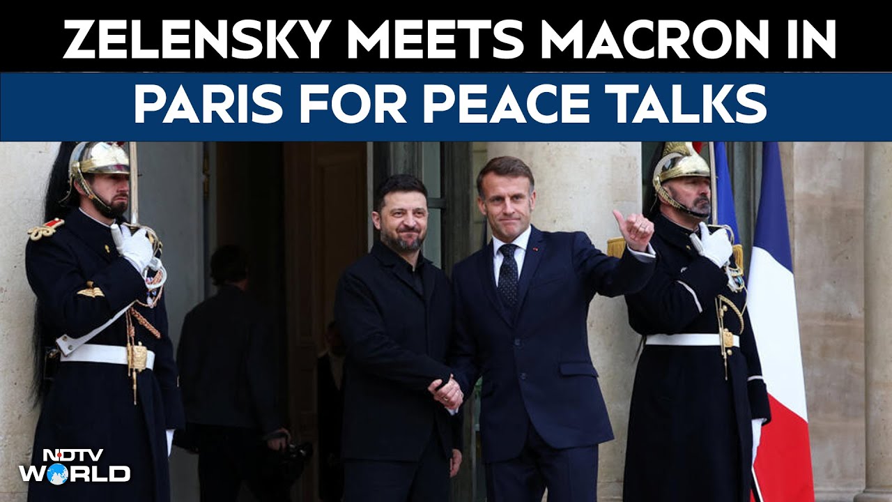 Zelensky Paris Visit | Zelenskyy–Macron Hold Key Talks As New Peace Push Begins