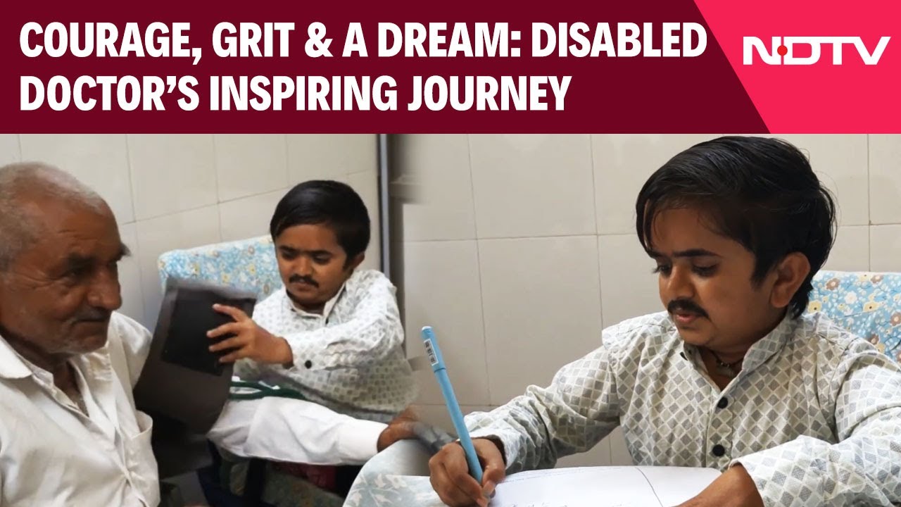 Video: Inspiring Journey Of A Disabled Doctor Who Fought Hard To Achieve His Dream