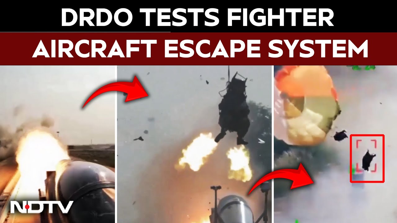 DRDO Conducts Rocket-Sled Test Of Fighter Aircraft Escape System