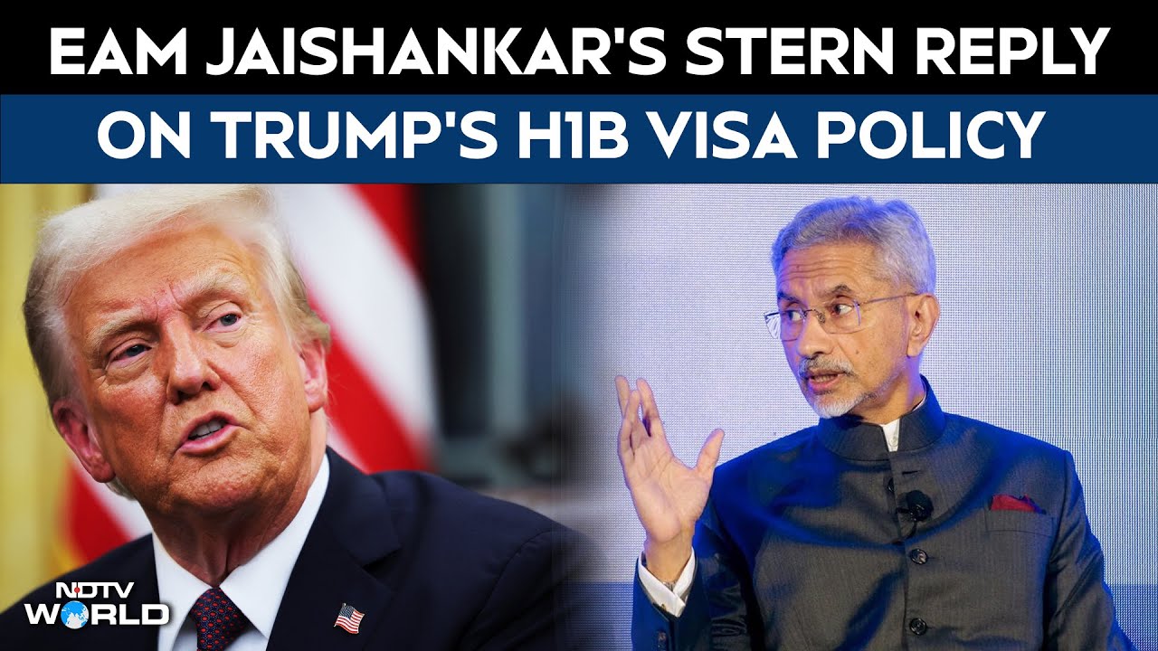 H1B Visa News | EAM S Jaishankar's Stern Reply On US President Trump's H1B Visa Policy
