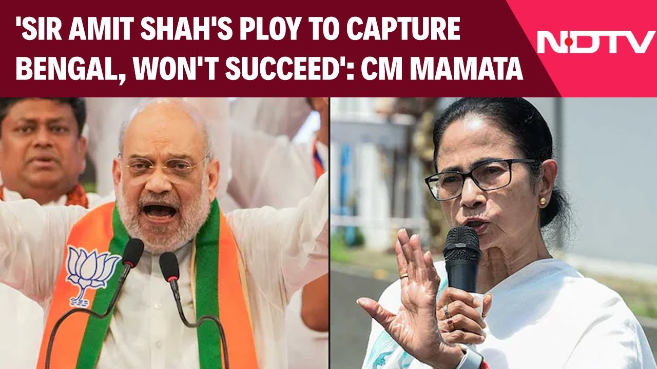 'SIR Amit Shah's Ploy To Capture Bengal, Won't Succeed': Mamata Banerjee