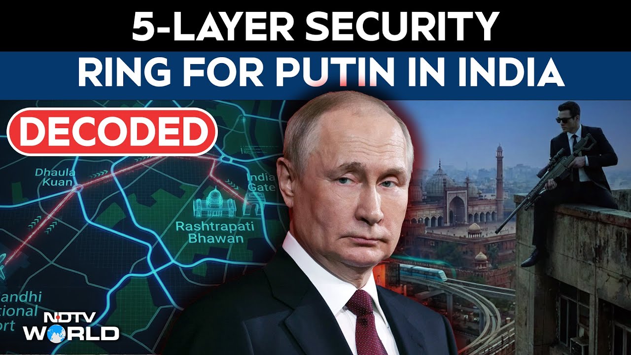 Putin India Visit News | Commandos, Snipers, Drones, AI: 5-Layer Security Ring For Putin In India