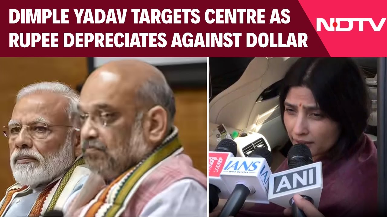 Dimple Yadav Targets Centre, Says People Suffering Under BJP Policies Amid Rupee Slide