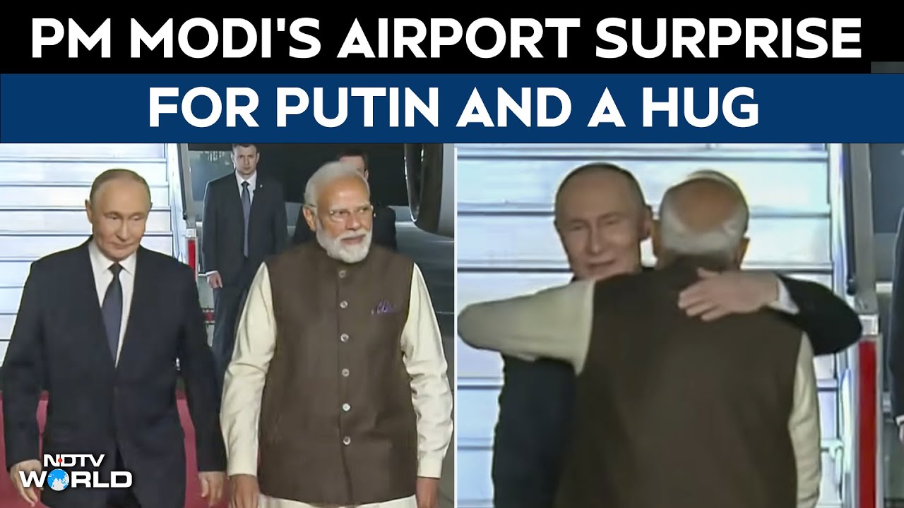 Vladimir Putin In India | PM Modi's Warm Welcome For Putin: Hug, Handshake, Carpool Ride