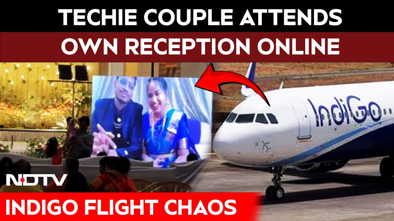 IndiGo Flight Cancelled, Techie Couple Attends Own Reception Online