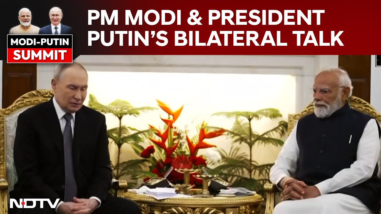 PM Modi-Russian President Putin Detailed Bilateral Talks At Hyderabad House