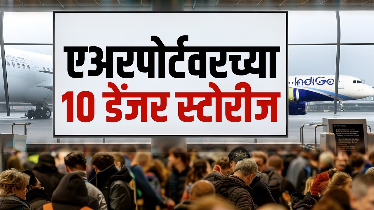 Indigo Airlines | विमानसेवा विस्कळीत, एअरपोर्टवर रखडलेल्या 10 डेंजर स्टोरीज | Special Report