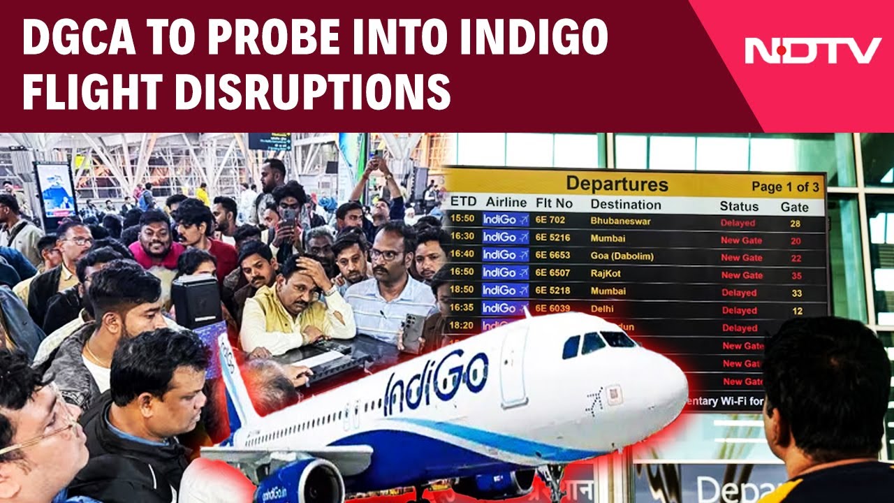 DGCA To Probe Into IndiGo Flight Disruptions, To Submit Report In 15 Days