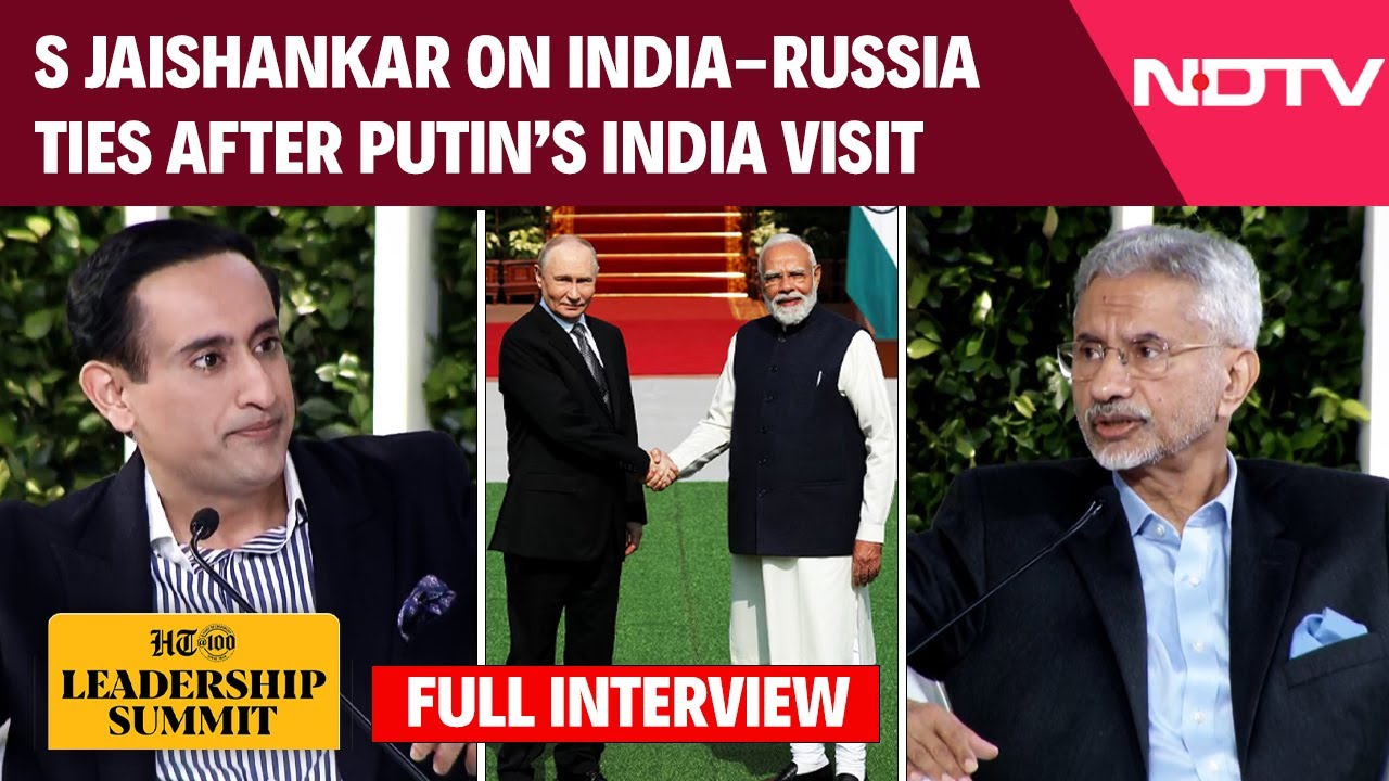 "India-Russia Steadiest Big Relationship": S Jaishankar To NDTV