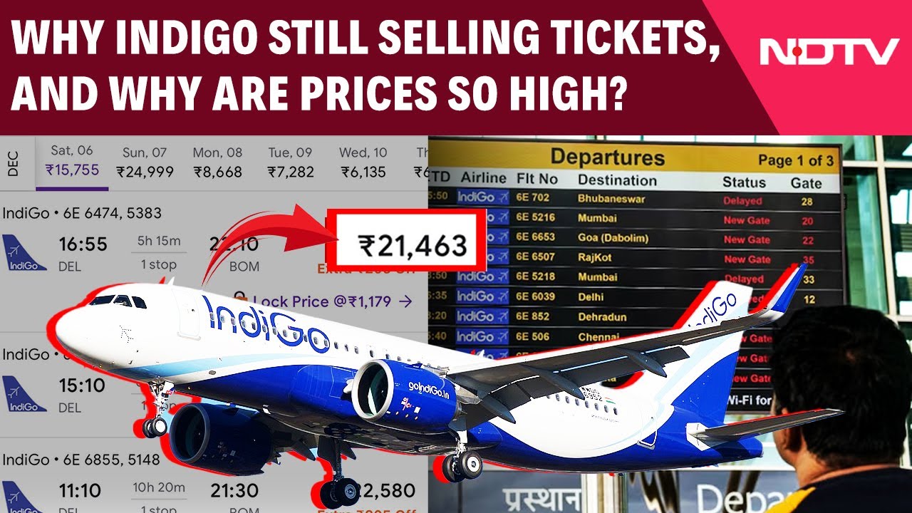 IndiGo Is Cancelling Hundreds Of Flights. How Is It Selling Tickets?