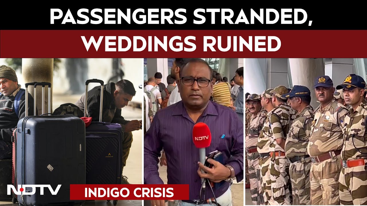 Indigo News | IndiGo Crisis Day 4: Passengers Stranded, Weddings Ruined Amid Mass Cancellations