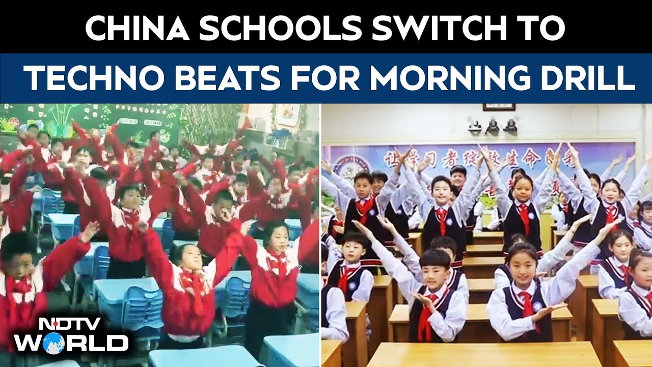 China News | China School's Techno Beats for Morning Drill, EDM Replaces Traditional Exercise Music
