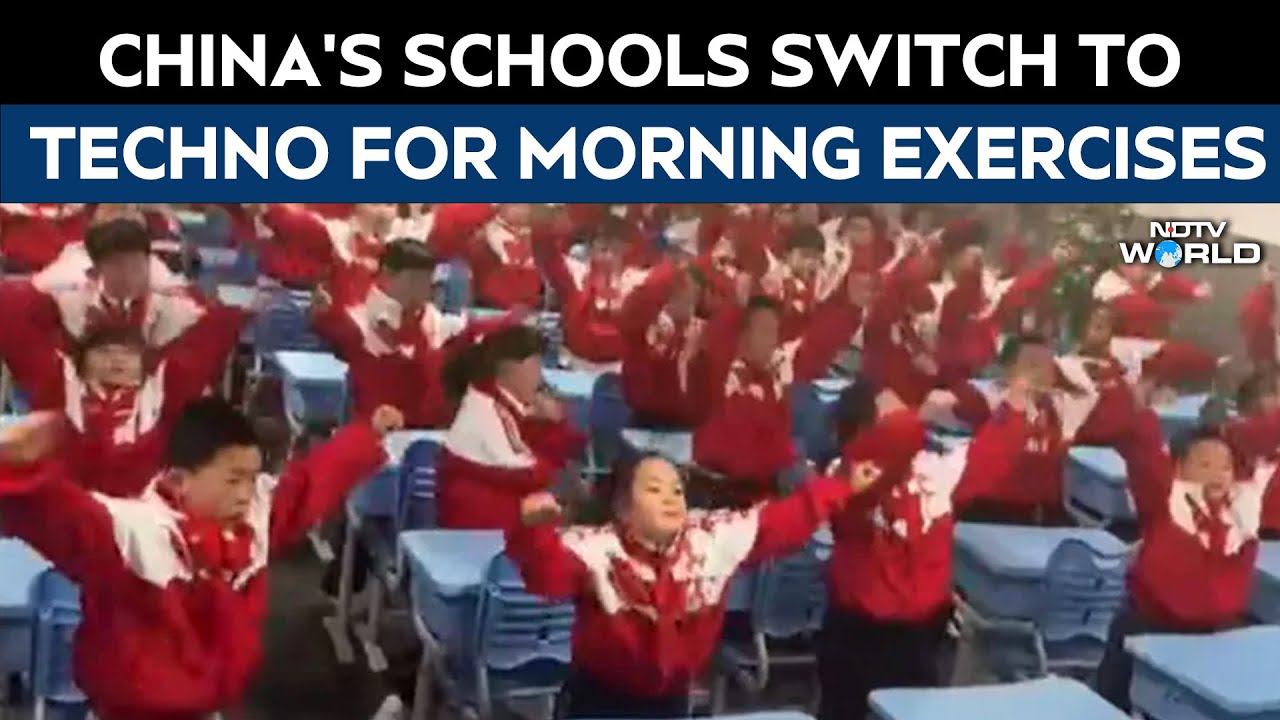 China's Schools Switch To Techno Tracks For Morning Exercises, Videos Go Viral