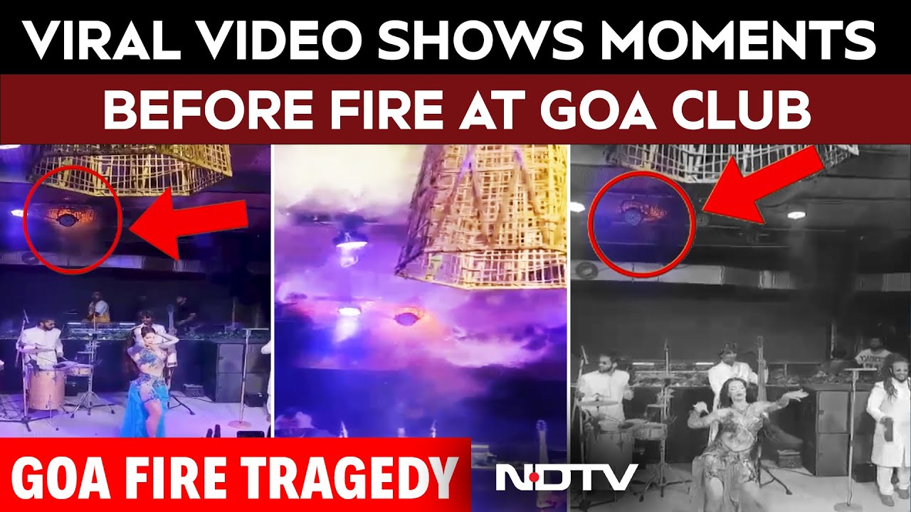 Goa Fire Video | Goa Fire Tragedy: Viral Video Shows Moments Before Fire Engulfed Goa Club
