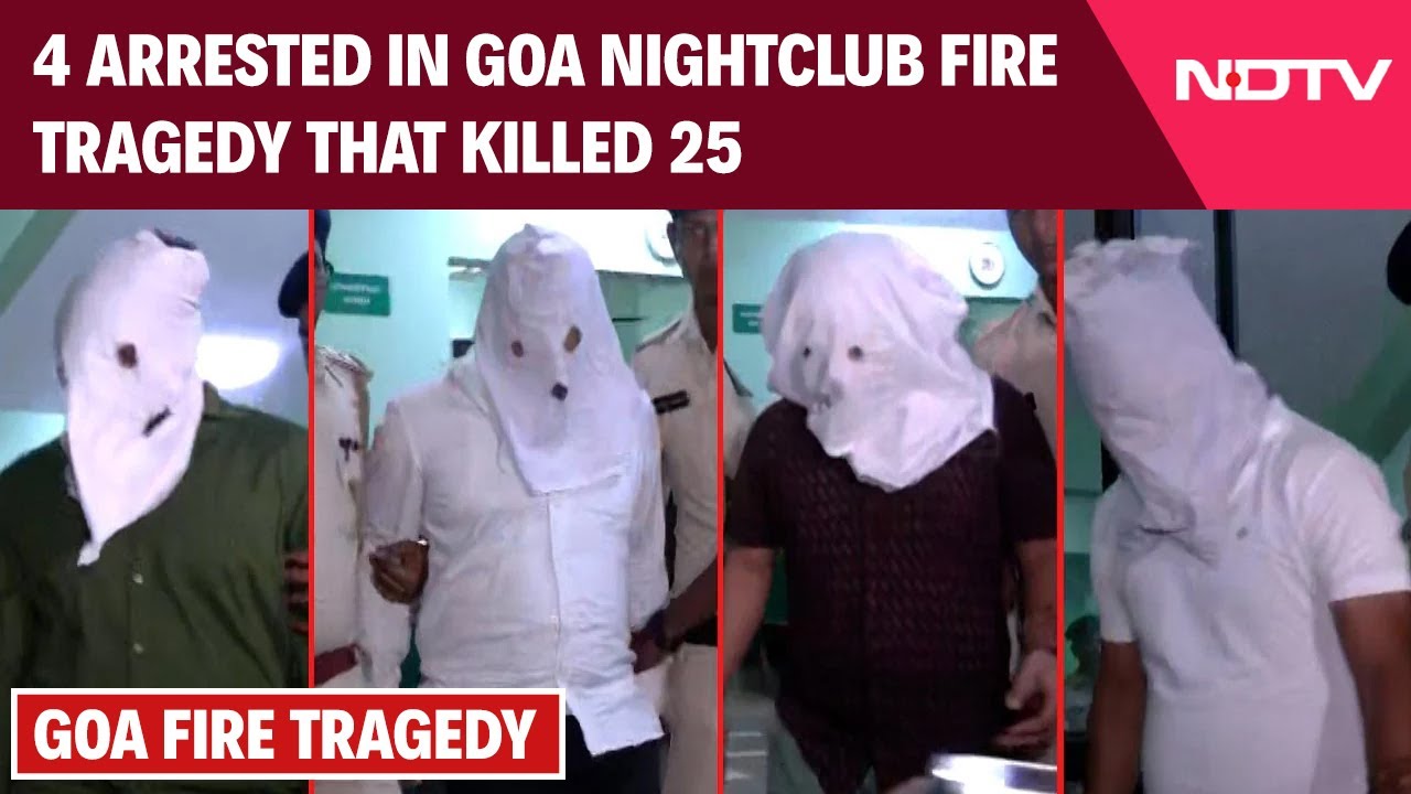 Goa Fire News | Goa Fire Tragedy: Police Arrest 4 in Arpora Restaurant Blaze That Killed 25