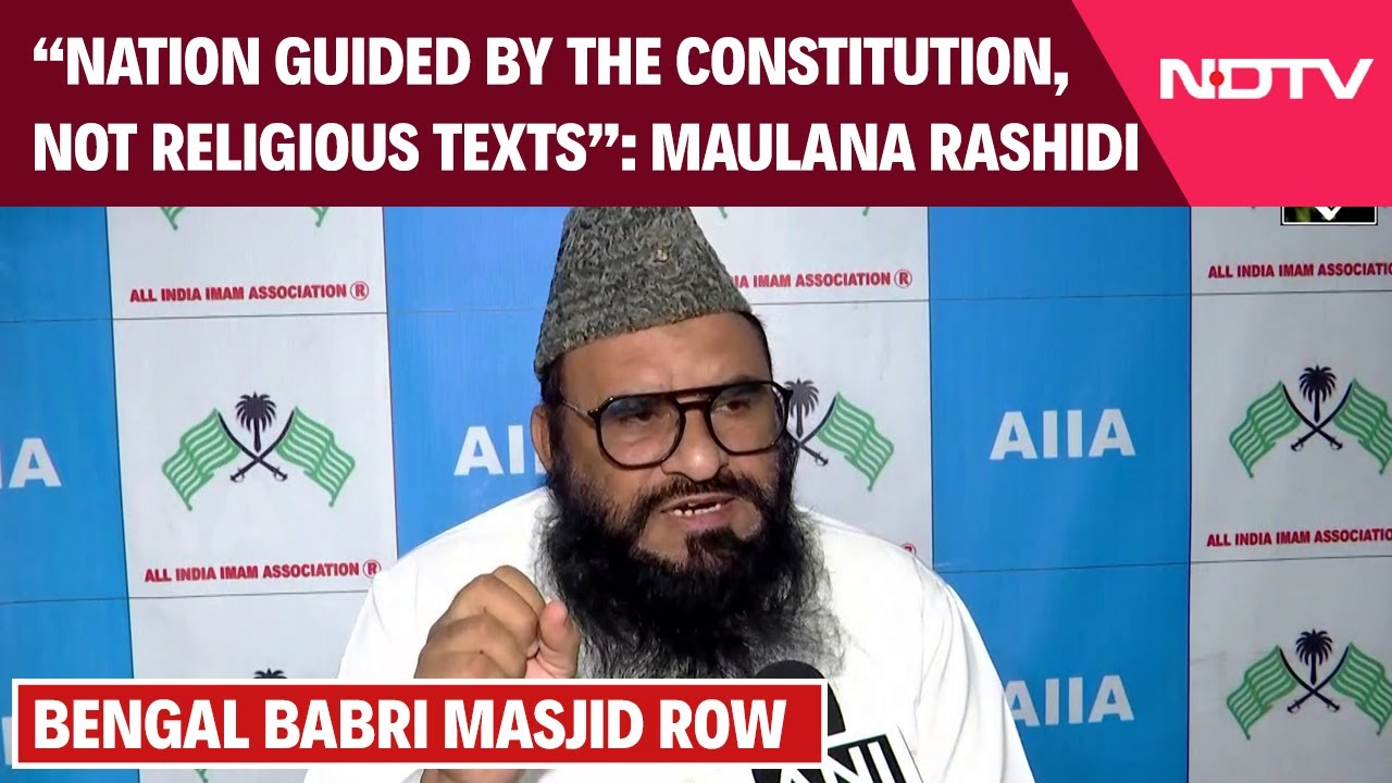 Babri Masjid Row | "India Governed By The Constitution, Not  Gita or Quran": Maulana Sajid Rashidi