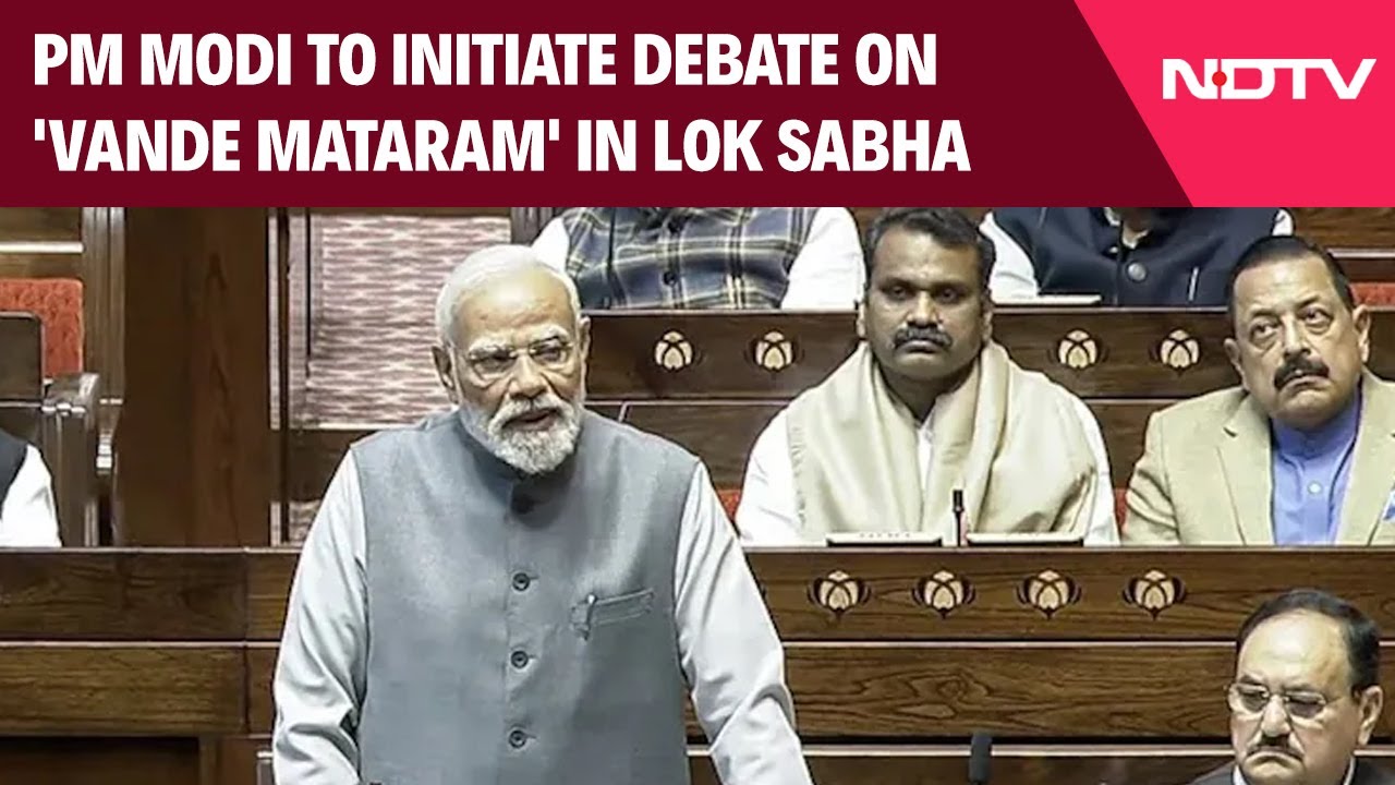 PM Modi To Initiate Debate On 150-Year-Old 'Vande Mataram' In Lok Sabha Today