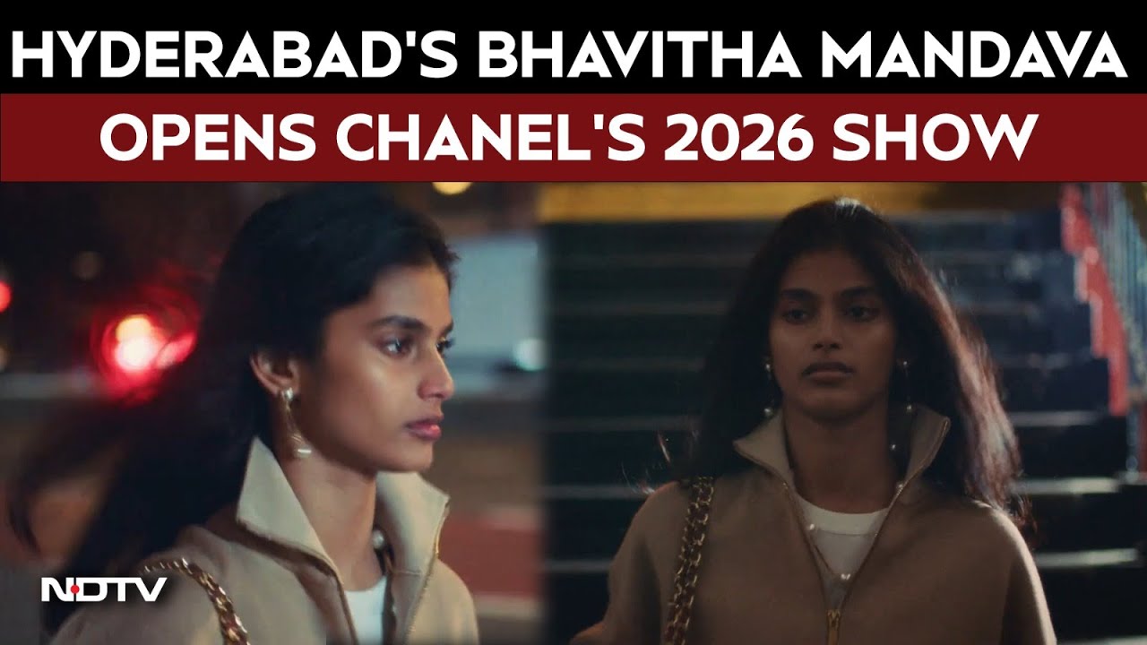 Chanel Ad | Hyderabad Model Bhavitha Mandava Opens Chanel's 2026 Show In New York