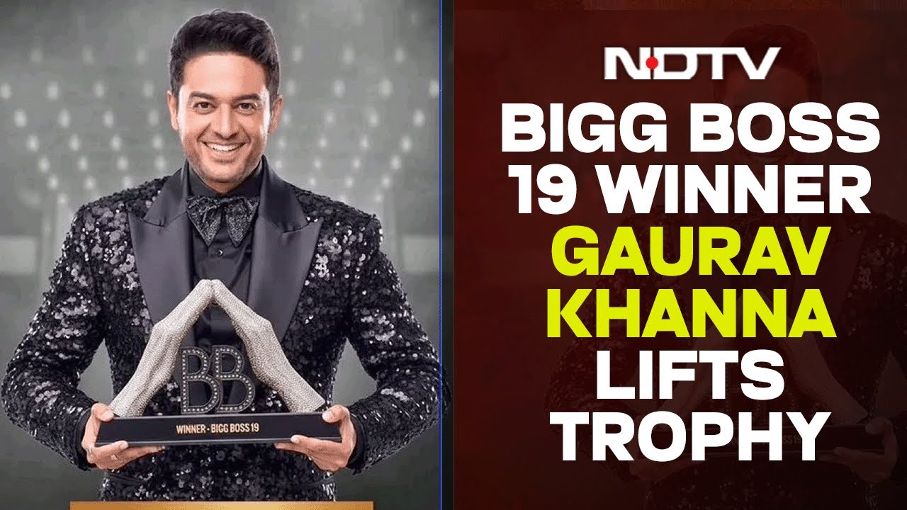 Bigg Boss 19 Finale | Gaurav Khanna Lifts The Trophy, Takes Home Rs 50 Lakh Cash Prize