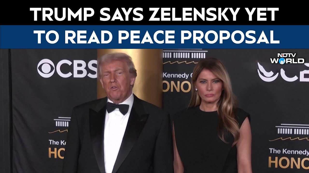 Ukraine Peace Plan | Donald Trump: Zelenskyy 'Hasn't Read' Peace Plan, But His Aides 'Love It'