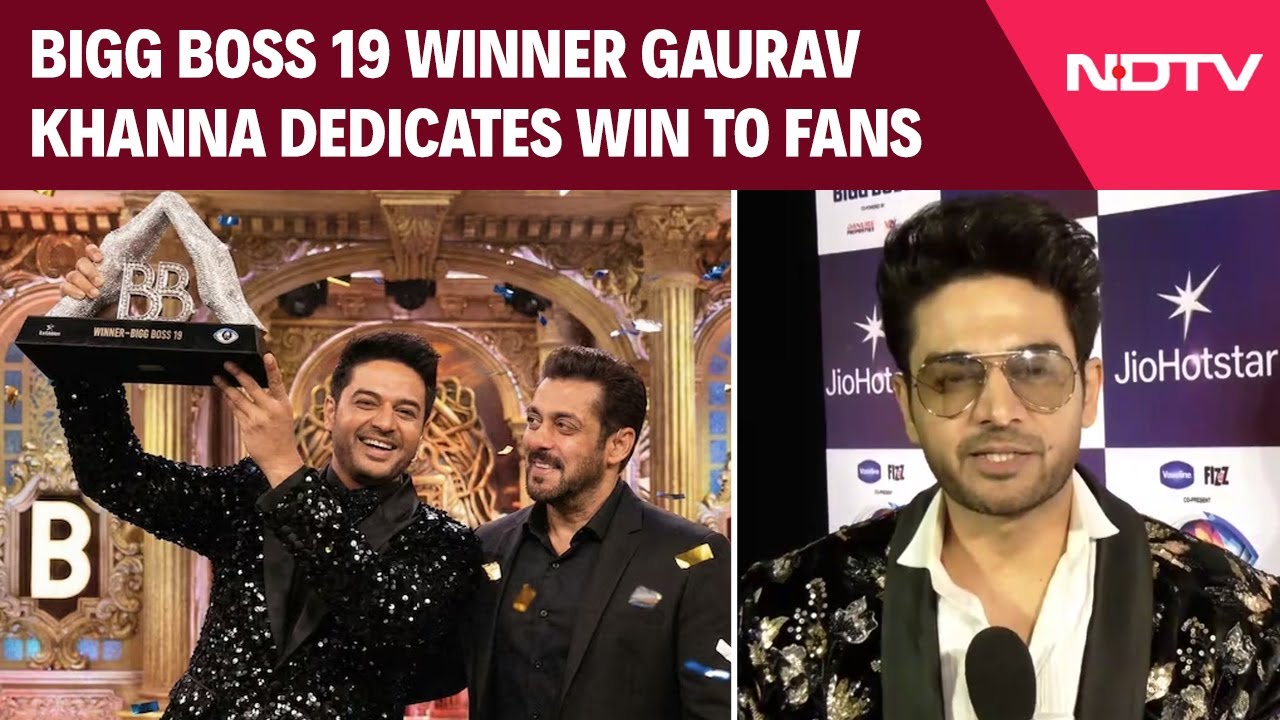 Bigg Boss 19 Winner | 'Common Man's Triumph': Bigg Boss 19 Winner Gaurav Khanna Thanks Fans