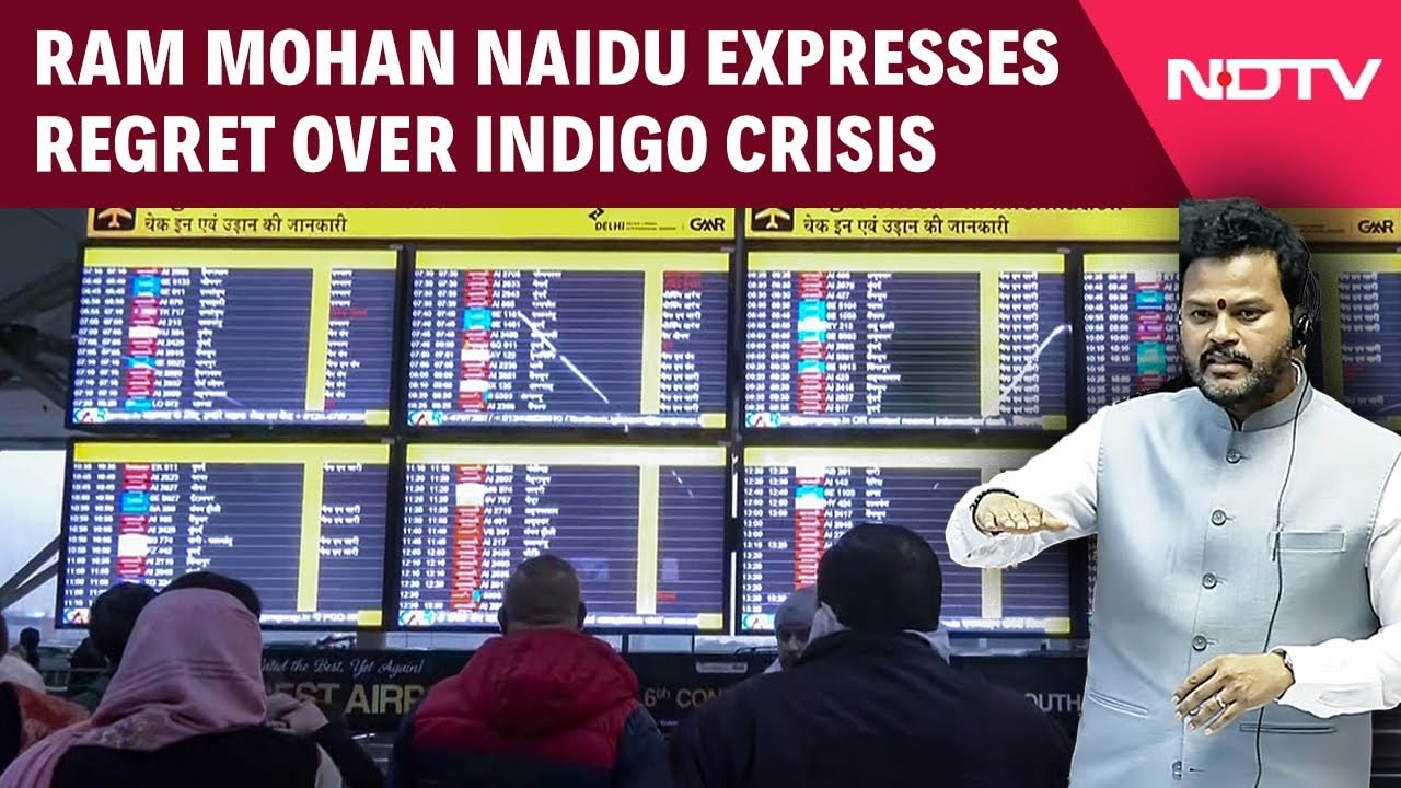 Civil Aviation Minister K. Ram Mohan Naidu Expresses Regret Over IndiGo Flight Disruptions