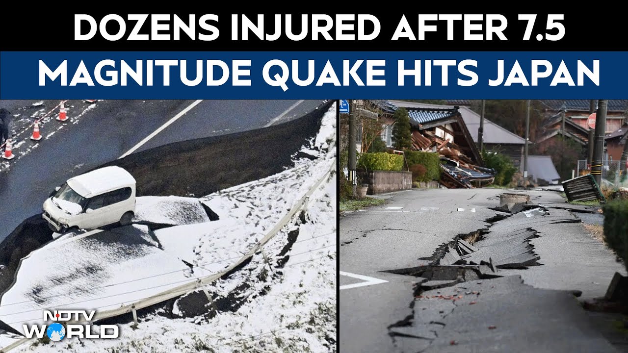 Japan Earthquake |  Around 30 People Injured, All Tsunami Warnings Lifted As 7.5 Quake Hits Japan